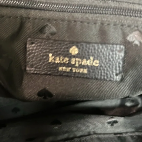 Kate Spade Hayden Sailing Stripe Top Zip Tote, 9"h x 11.5"w x 5"d, Nylon, EUC - Picture 9 of 10